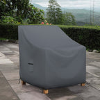 Covers & All Outdoor Chair Cover, 12 Oz Waterproof Uv & Weather Resistant Patio Furniture Sofa Cover For Outdoor Outside Seating Lawn Garden, With Air Vents & Drawstrings (36'L X 37'W X 36'H, Gray)