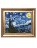 DECORARTS - Starry Night, Vincent Van Gogh Art Reproduction. Giclee Prints Match with Golden Framed for Wall Decor. Picture Size