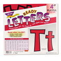 Trend Enterprises Playful Ready Letters, 4 Inches, Red, Set Of 216
