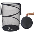Mesh Popup Laundry Hamper 115L Foldable Laundry Basket Extra Large Capacity Collapsible Clothing Storage Basket with Handles 26 