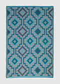 Fab Habitat Outdoor Rug - Waterproof, Fade Resistant, Crease-Free, Reversible - Premium Recycled Plastic - Vintage Boho Kilim -