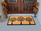 A1 Home Collections Entrance Door Mats, 24    X 48   , Durable Large Doormat, Non-Slip Welcome Doormat, Rubber Backed Thin-Profi