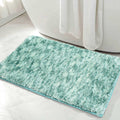 Luxe Home Bath Mat Super Soft Anti Skid Hawaii Rugs (Aqua, 40cm x 60cm) Pack of 1