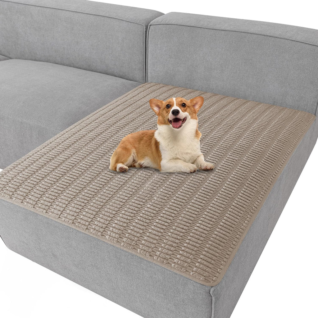 Foxdecor Couch Covers for Sofa, Chaise Cover Sofa Seat Covers, Anti-Slip Dog Mat Pet Pad Blanket for Sofa Chair Recliner Bed Fur