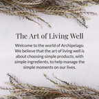 Archipelago Botanicals Dubai Glass Jar Candle, Amber, Mandarin And Musk Scent, Lead-Free Candle Wicks, Burns Approx.  60 Hours