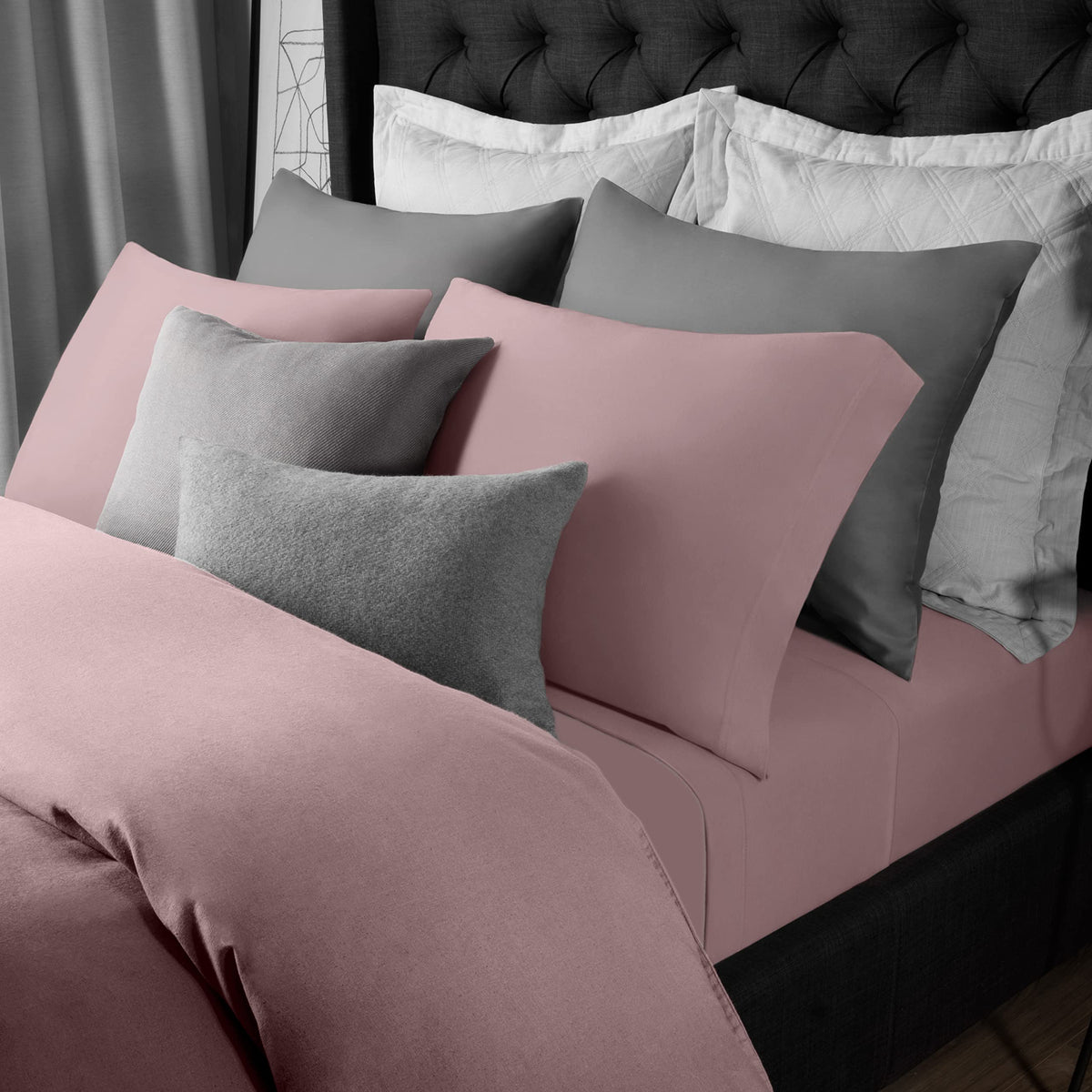 Briarwood Home Jersey Knit Bed Sheet Set 100% Modal, Heavy Weight, T-Shirt Soft, Cozy 3 Piece Bedding Fade & Wrinkle Free, All S