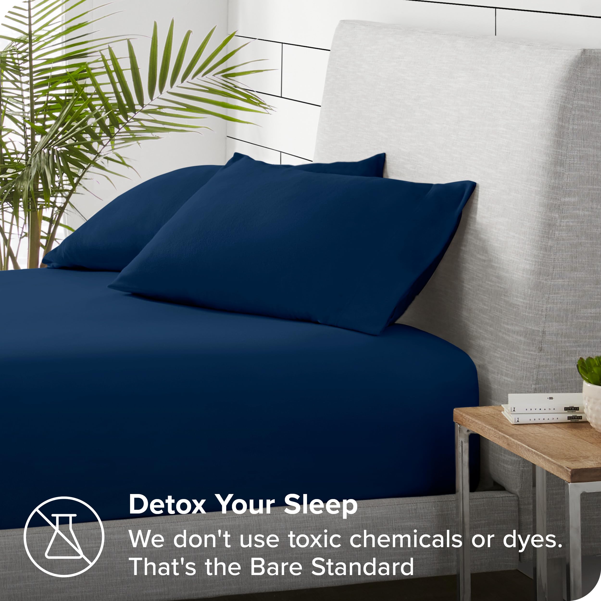 Bare Home Super Soft Fleece Fitted Sheet - Full Size - Extra Plush Polar Fleece - Deep Pocket - All Season Cozy Warmth (Full, Da