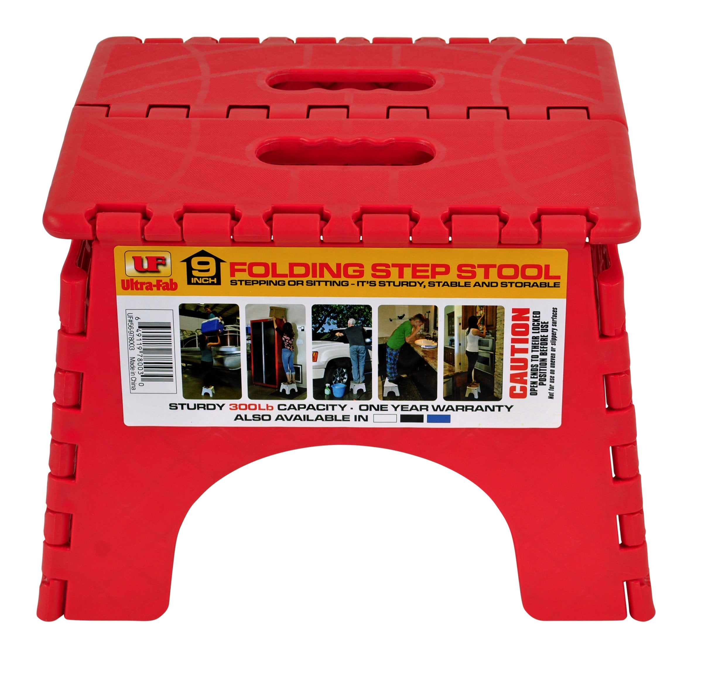 Ultra-Fab Products 56-978003 Step Stool Folding, 1 Pack