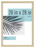 MCS Studio Gallery 20x28 Poster Frame Natural Woodgrain, Vertical & Horizontal Wall Hanging Large Picture Frame for Photos, Post