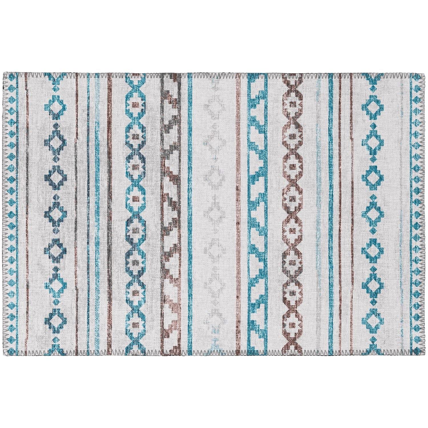 Sedona Sn10 Grey Bohemian Rug Rectangle 9' X 12'