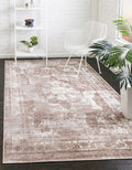 Unique Loom Sofia Collection Area Rug - Salle Garnier (10 x 14 1 Rectangle, Beige/ Ivory)