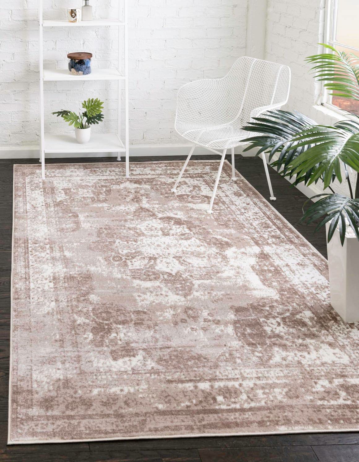 Unique Loom Sofia Collection Area Rug - Salle Garnier (10 x 14 1 Rectangle, Beige/ Ivory)