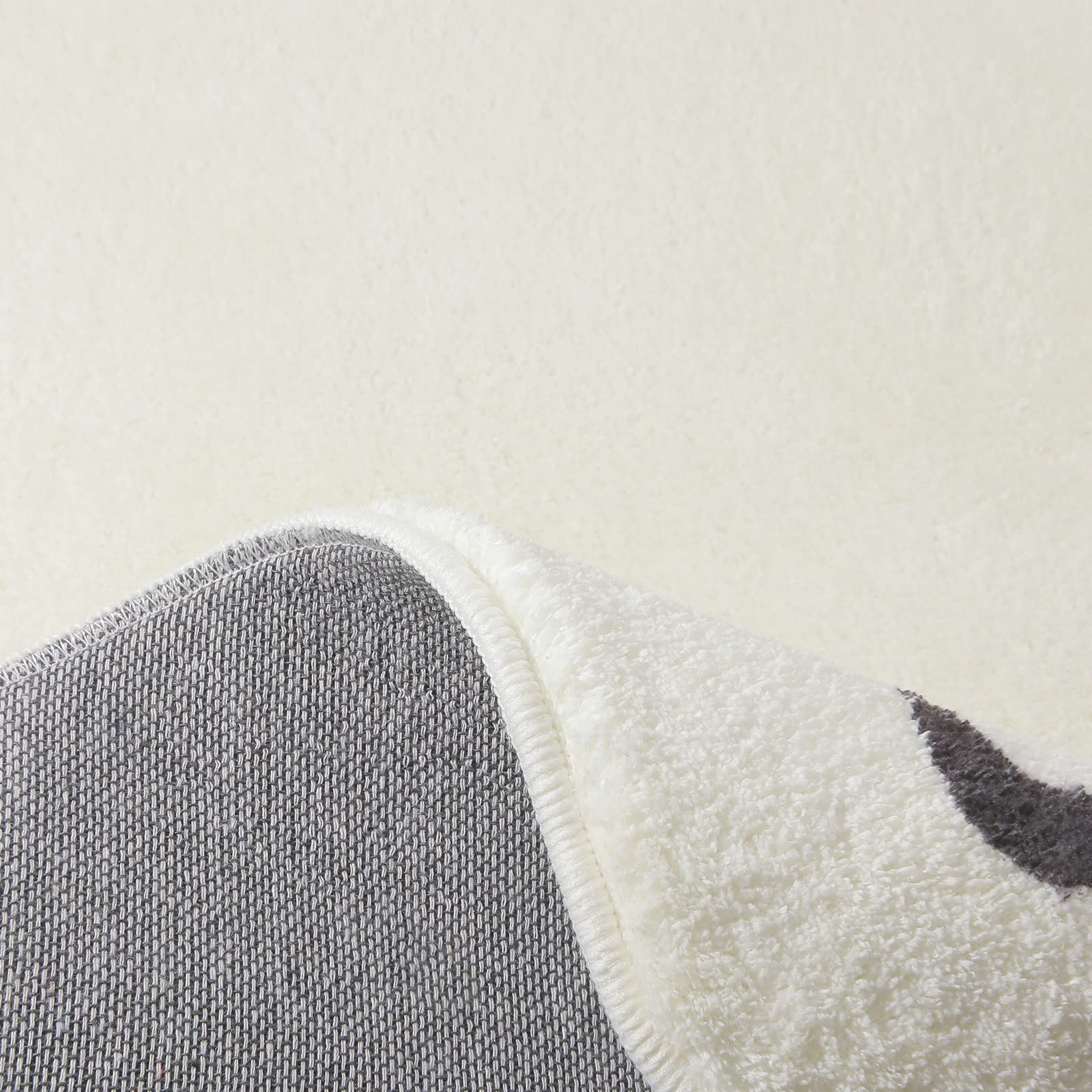 Topotdor Round Kids Play Rug Alphabet Nursery Area Rug Extra Large Soft Crawling Play Mat For Children Toddlers Bedroom (47 Inch, Beige)