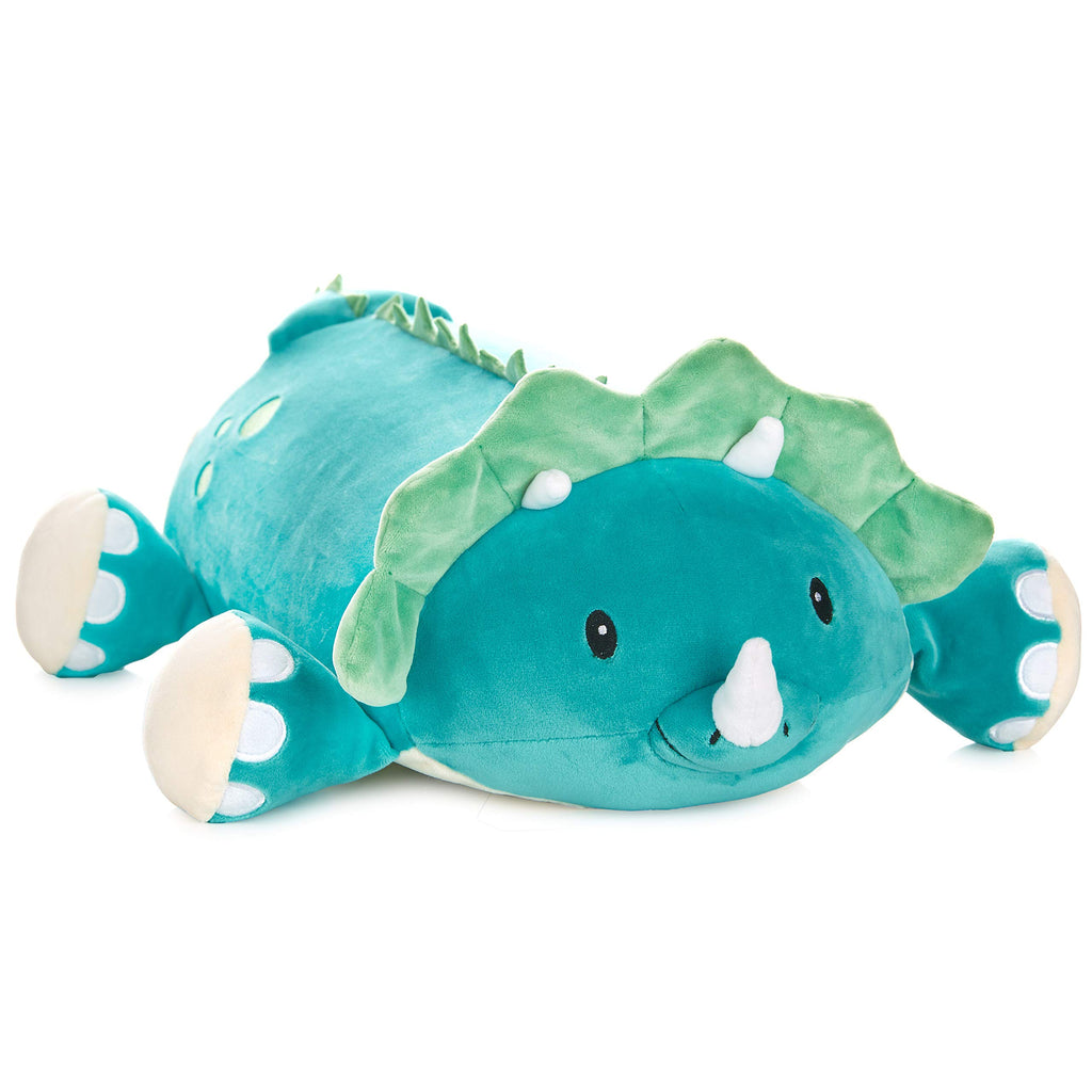 Rory The Triceratops Memory Foam Pillow Plush,15    Stuffed Animal