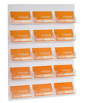 Sourceone 15 Pocket Wall Mount Premium Wall Mount Business Card Holder