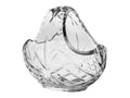 Crystal Basket - Bowl - Hand Cut Crystal - Beautiful Accent Piece - for Nuts - Candies - 6 Long - Made in Europe - By Barski