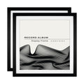 MCS15x15 Black Record Album Frame, Wall Hanging Picture Frame for Photes & Art Prints