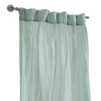 Richmark International Paloma Sheer Dual Header Curtain Panel 52 X 95 In Pale Thyme