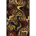 Home Dynamix Catalina Picasso Contemporary Artistic Swirl Area Rug, 7 ft 10 in x 10 ft 2 in, Black
