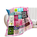 Tennis Blanket Gift For Girls Women Ultra Soft Cozy Fleece Tennis Sport Theme Throw Blankets Fuzzy Plush Bedding Tennis Player B