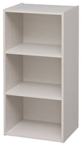 IRIS USA 3-Tier Modular Open Cubby Storage Shelf, Sturdy Storage Bookshelf Cabinet for Living Room Bedroom Guest Room Office Dor