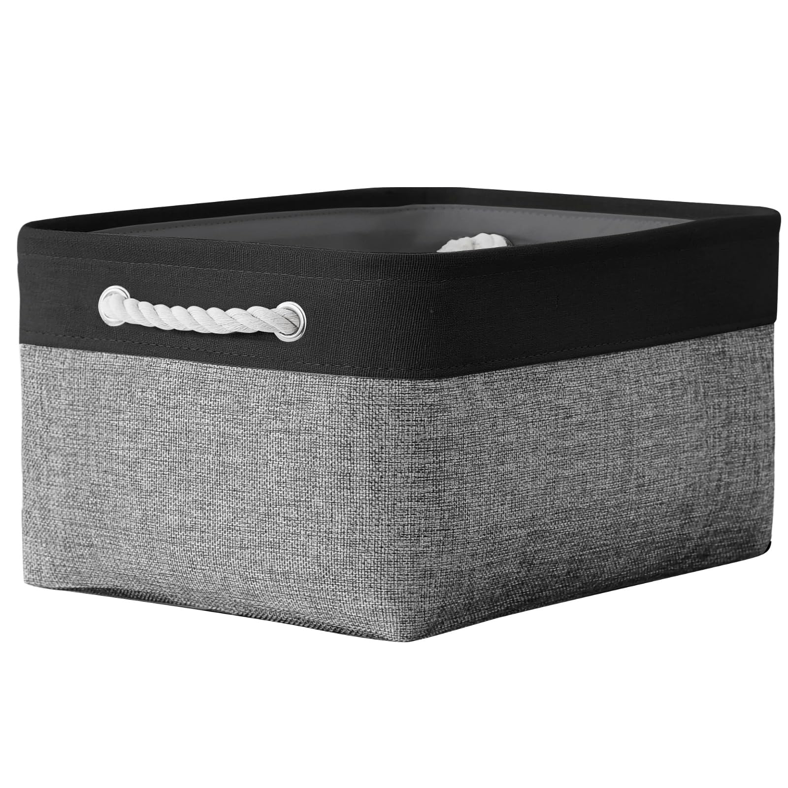 TheWarmHome Storage Basket for Organizing- 16x12x8 inch 1 Pack Fabric Storage Cubes, Bins for Organization for Shelves Organizer