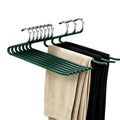 Open Ended Pants Hangers, 10Pack Slack Hanger for Women Men, Metal Non Slip Trousers Jeans Hangers