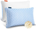 Love Attitude Standard Pillows Set Of 2, Firm Pillows Standard Size For Bed Shredded Memory Foam Pillows Adjustable, Cooling Pil