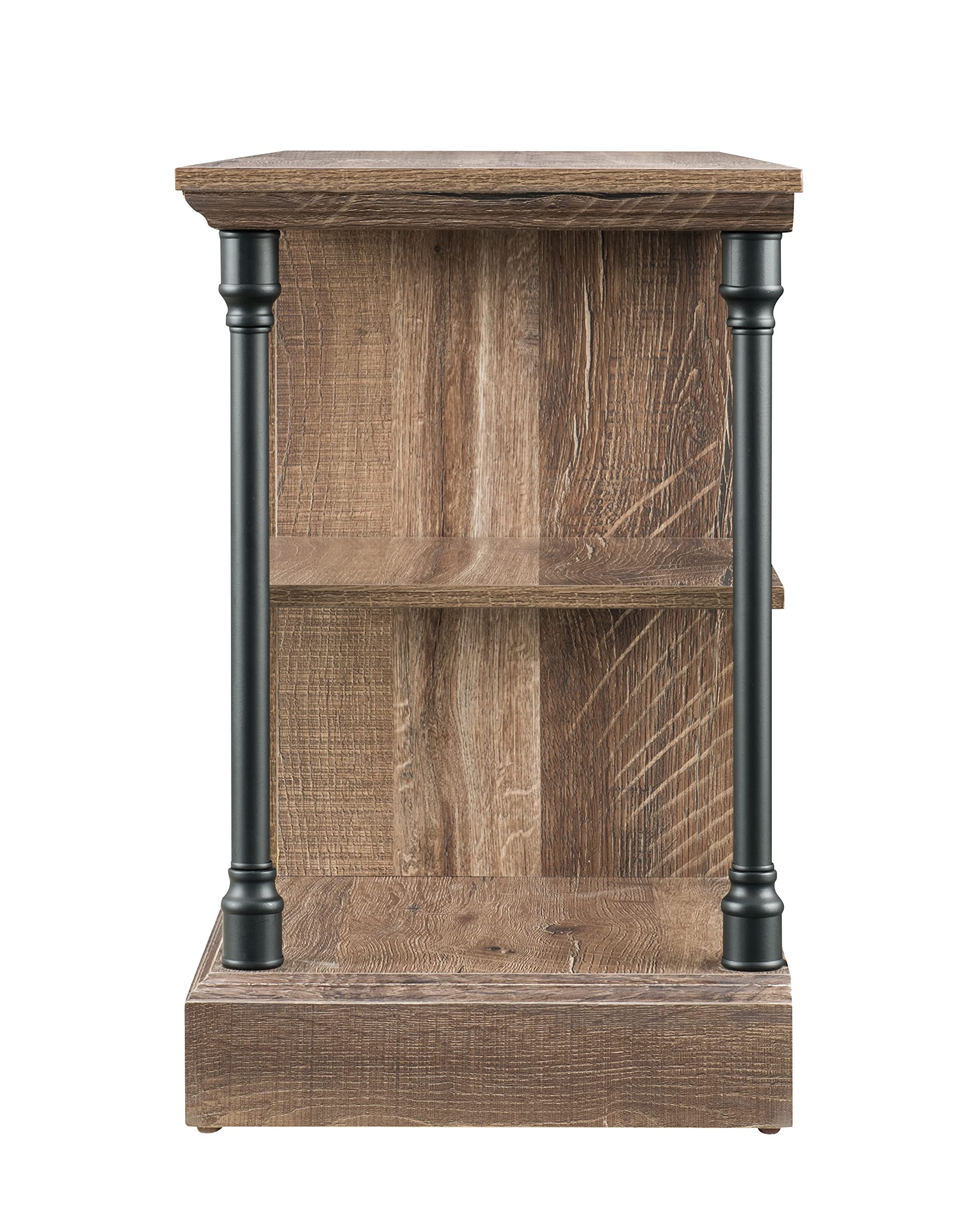 American Furniture Classics Contemporary Architecture Media Console, Birch Finish