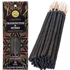 Lots Of Zen Frankincense And Myrrh Incense Sticks Smudge Kit (70 Pcs) - 1-Hour Burning Spiritual Incense Sticks For Bad Energy C