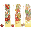 Sgbvzbd 3 Pcs Metal Bookmarks, Bookmarks For Reading Women, Pretty Bookmarks For Women, Beautiful Metal Bookmark, Beautiful Flow