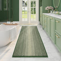 BSICPRO Large Bathroom Rugs, Bath Mat Rug for Bathroom Non Slip 22 x 60 Inches Water Absorbent Chenille Bathroom Runner Rugs Flo
