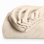 Bare Home Super Soft Fleece Fitted Sheet - King Size - Extra Plush Polar Fleece - Deep Pocket - All Season Cozy Warmth (King, Sa