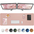 Leather Desk Pad Protector,Large Desk Mat,Mouse Pad,Non-Slip Desk Pad,Office Desk Mat,Waterproof Desk Boltter, Keyboard Mat For
