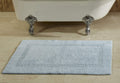 Better Trends 100% Cotton Lux Collection Bath Mats, Blue Bath Mat - Tufted, Reversible & Absorbent & Machine Washable Bath Mats 