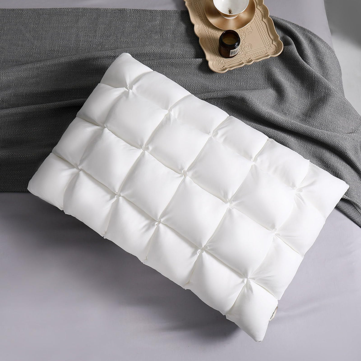 Your Moon Soft Pillows Queen Size For Sleeping, Support Bed Pillows, Fluffy Down Alternative Pillow, Luxury Hotel Gel Pillows Fo
