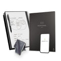 Rocketbook Core Reusable Spiral Notebook, Letter Size 8.5X11, Black - Dotted Pages, App-Connected, Erasable, Durable Cover, Idea