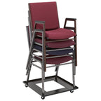 National Public Seating Stack Chair Dolly - Black, 22 3/4In.W X 23 1/2In.D X 3 1/2In.H, Model Number Dy81
