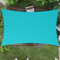 Windscreen4Less 12'X24' Waterproof Sun Shade Sail Rectangle Shade Canopy Cover Uv Block For Backyard Patio Deck Balcony Pergola
