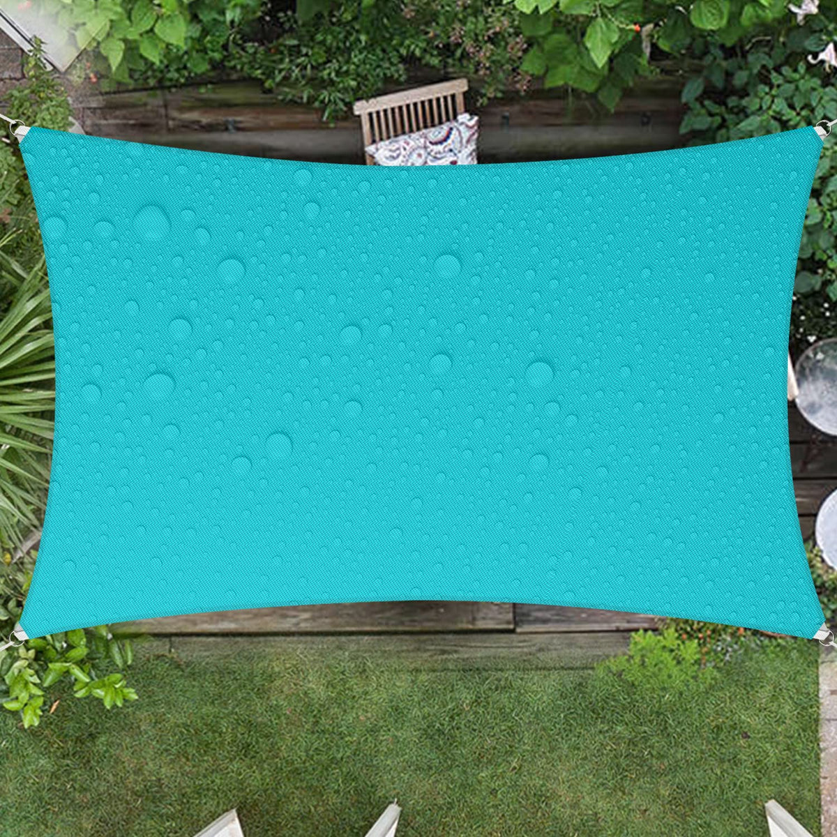 Windscreen4Less 16'X24' Waterproof Sun Shade Sail Rectangle Shade Canopy Cover Uv Block For Backyard Patio Deck Balcony Pergola
