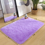Merelax Modern Soft Fluffy Small Shaggy Rug For Bedroom Livingroom Dorm Kids Room Indoor Home Decorative, Non-Slip Plush Furry F