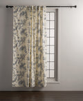 Maison D' Hermine 100% Cotton Curtain - 50'X96' Delft Decorative Curtain - Aesthetic Curtains For Farmhouse, Kitchen & Bedroom