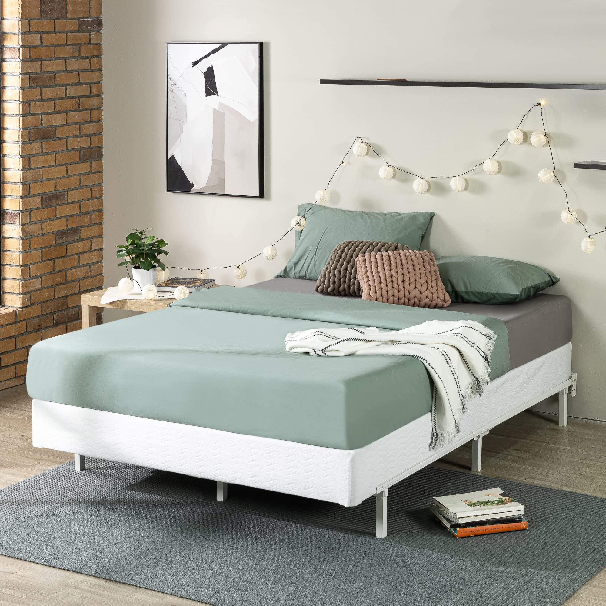 Zinus 7 Inch Metal Smart Box Spring With Quick Assembly / 700 Lbs Mattress Foundation / Strong Metal Frame / Easy Assembly, California King