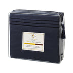 Clara Clark Bed Sheets, Premier 1800 Series 4 Piece Bed Sheet Set, Deep Pocket, Wrinkle, Fade, Stain Resistant, Luxury Soft Bedding Sheets & Pillowcases, California King, Navy Blue