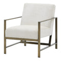 New Pacific Direct Francis Fabric Arm Accent Chair, Cream (3900075-567)