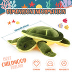 Civaner Soft Plush Sea Turtle Stuffed Animals, Plush Pillow Toys, Giant Stuffed Turtle, Tortoise Plush Toys Doll Birthday Gradua