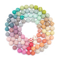 Glaciart One Felt Pom Poms, Wool Felt Balls with Swirls & Dots (90 Pieces) 2 cm - 0.8 Inch, Handmade Felted 30 Color Pastel Bulk