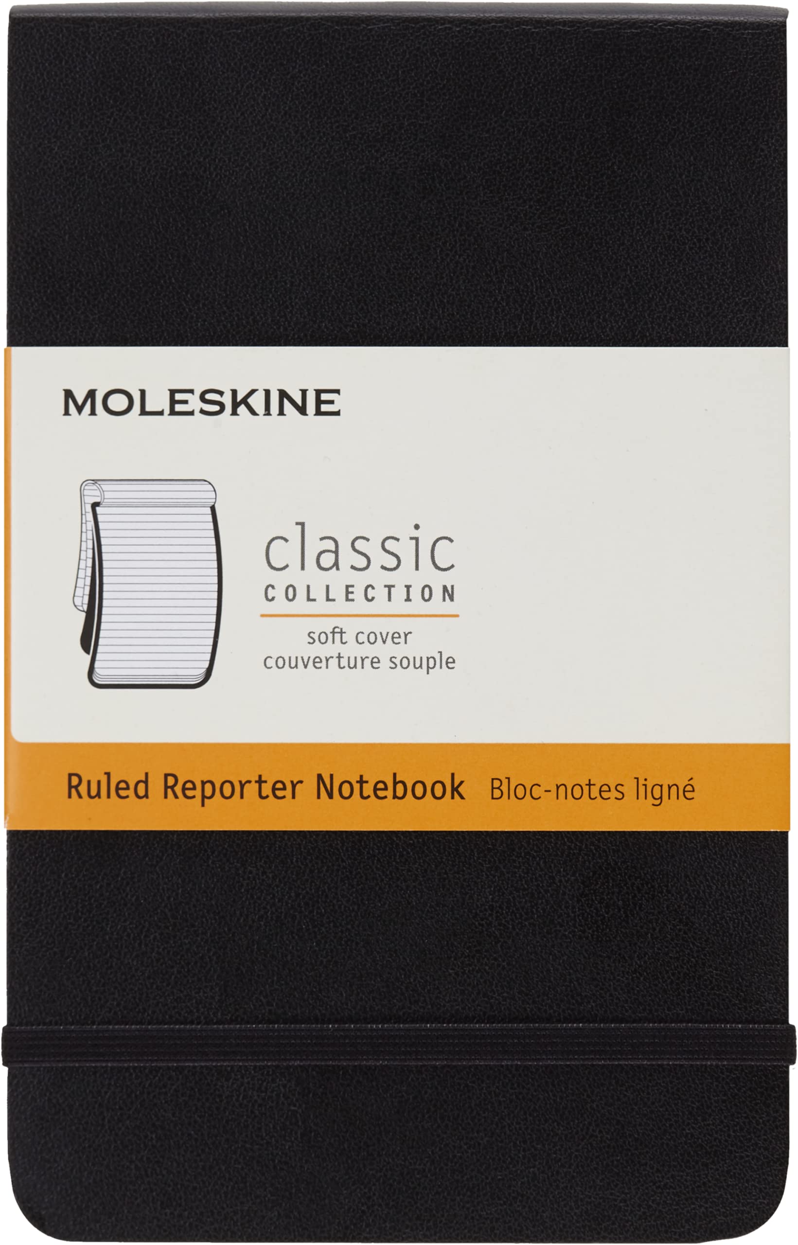 Moleskine Classic Notebook, Soft Cover, Pocket (3.5' X 5.5') Ruled/Lined, Black, 192 Pages