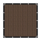 Vicllax Shade Fabric Sun Shade Cloth Privacy Screen With Grommets For Patio Garden Pergola Cover Canopy 6X6 Ft, Mocha