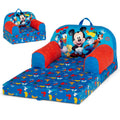 Delta Children - Mickey Mouse Cozee Buddy Flip-Out Kids Chair, Blue